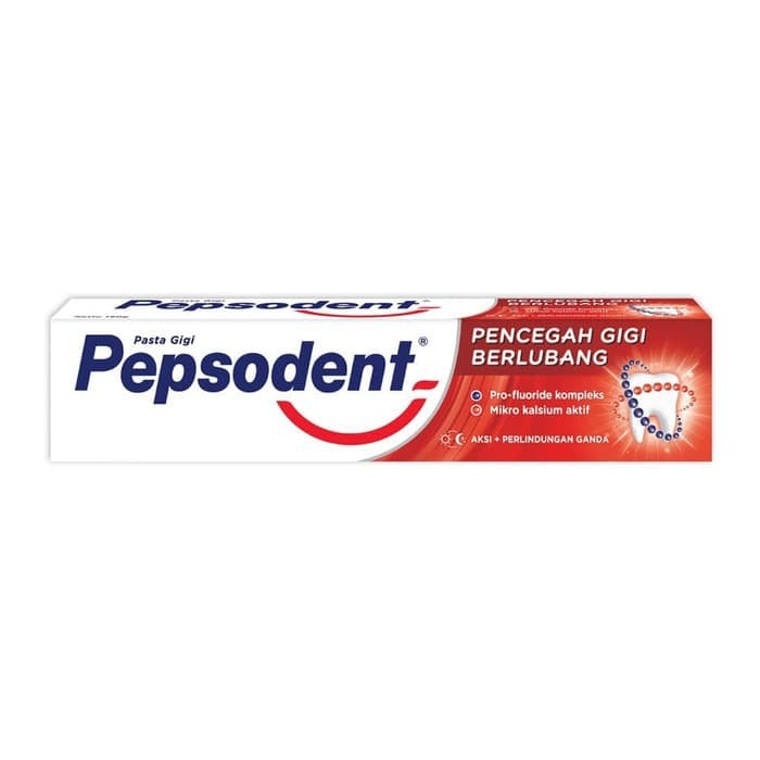 P25- Pasta Gigi Odol Pepsodent Merah 25 GR Pencegah Gigi Berlubang