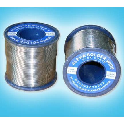 Jual Timah Solder Tinol Tenol 1 Meter Eceran Per Meter Merk Alpha Berkualitas