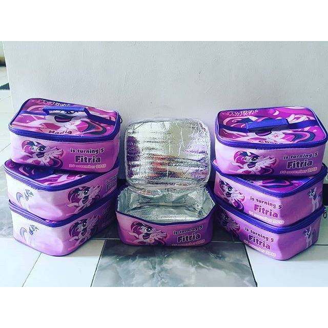 Tas lunck bag souvenir full printing full lapisan alumunium voil