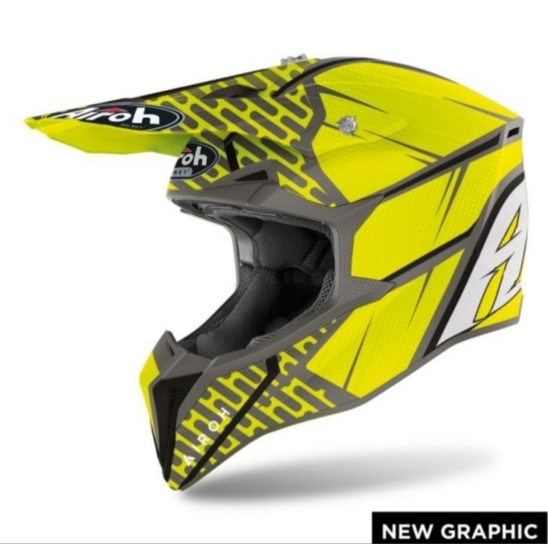 Helm Airoh WRAAP IDOL Anthracite Matt Motocross