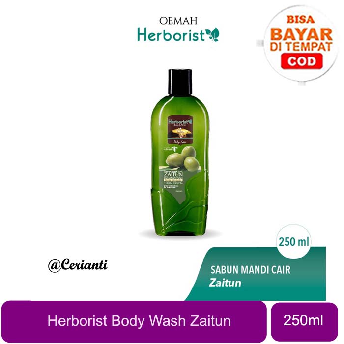 Herborist Body Wash Zaitun - 250ml | Sabun Mandi Zaitun_Cerianti