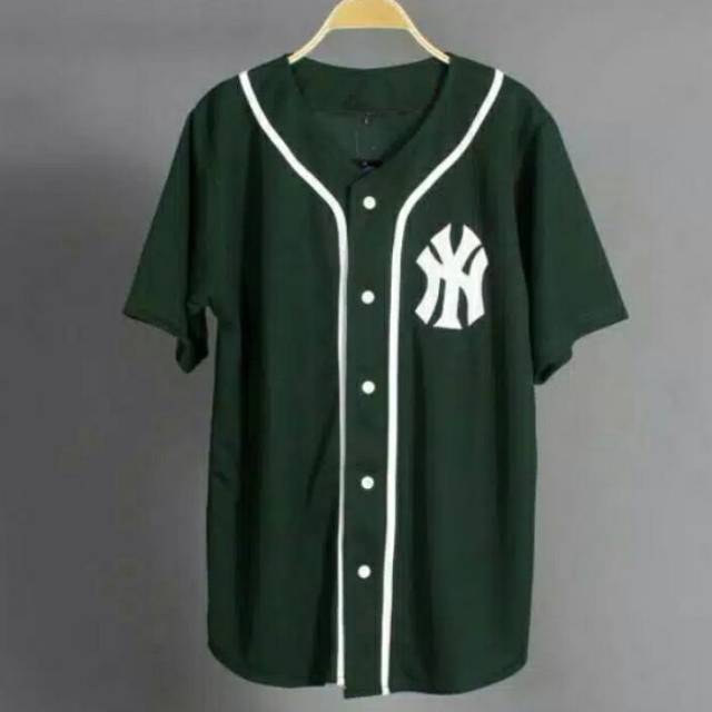 Jersey base ball baju baseball pria wanita
