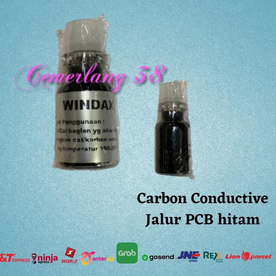 

Terbaruϟday Carbon Conductive Paint Hitam Conductive Ink Karbon Suntik PCB Jalur Cat Tinta Konduktif