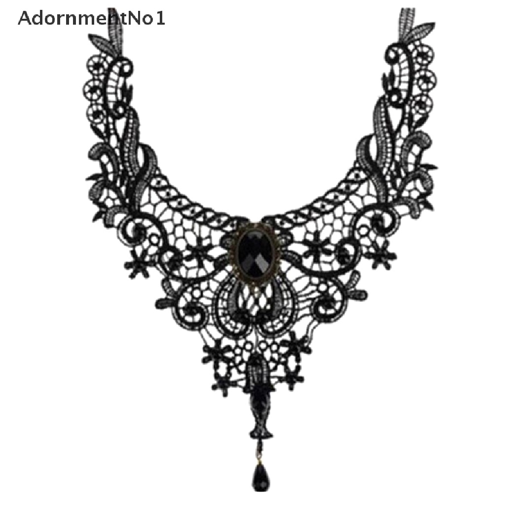 (AdornmentNo1) 1pc Kalung Choker + Liontin Gaya Vintage / Gothic Untuk Wanita