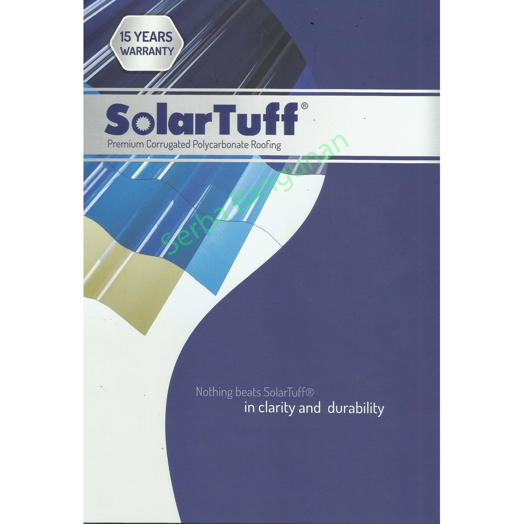 Atap Gelombang Solartuff Type Roma 3.6m