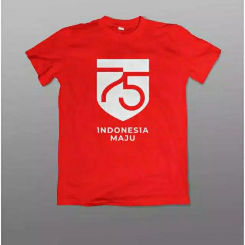( Bisa Bayar Ditempat ) Kaos Baju Hari Kemerdekaan Indonesia 75