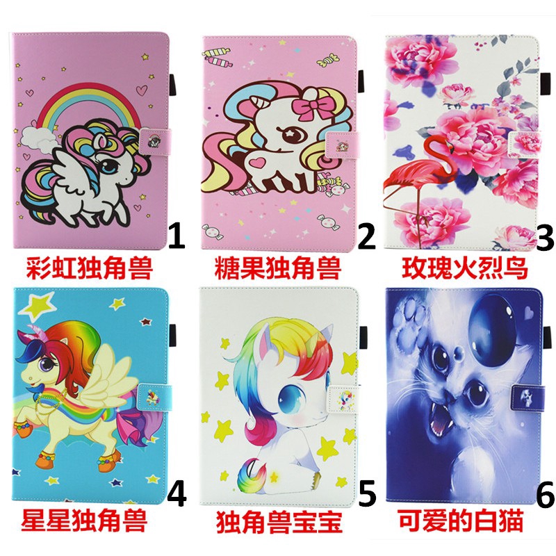 Rainbow Unicorn Ipad Case For Ipad Mini 1 2 3 Ipad Mini 4 Leather Tablet Cover Shopee Indonesia