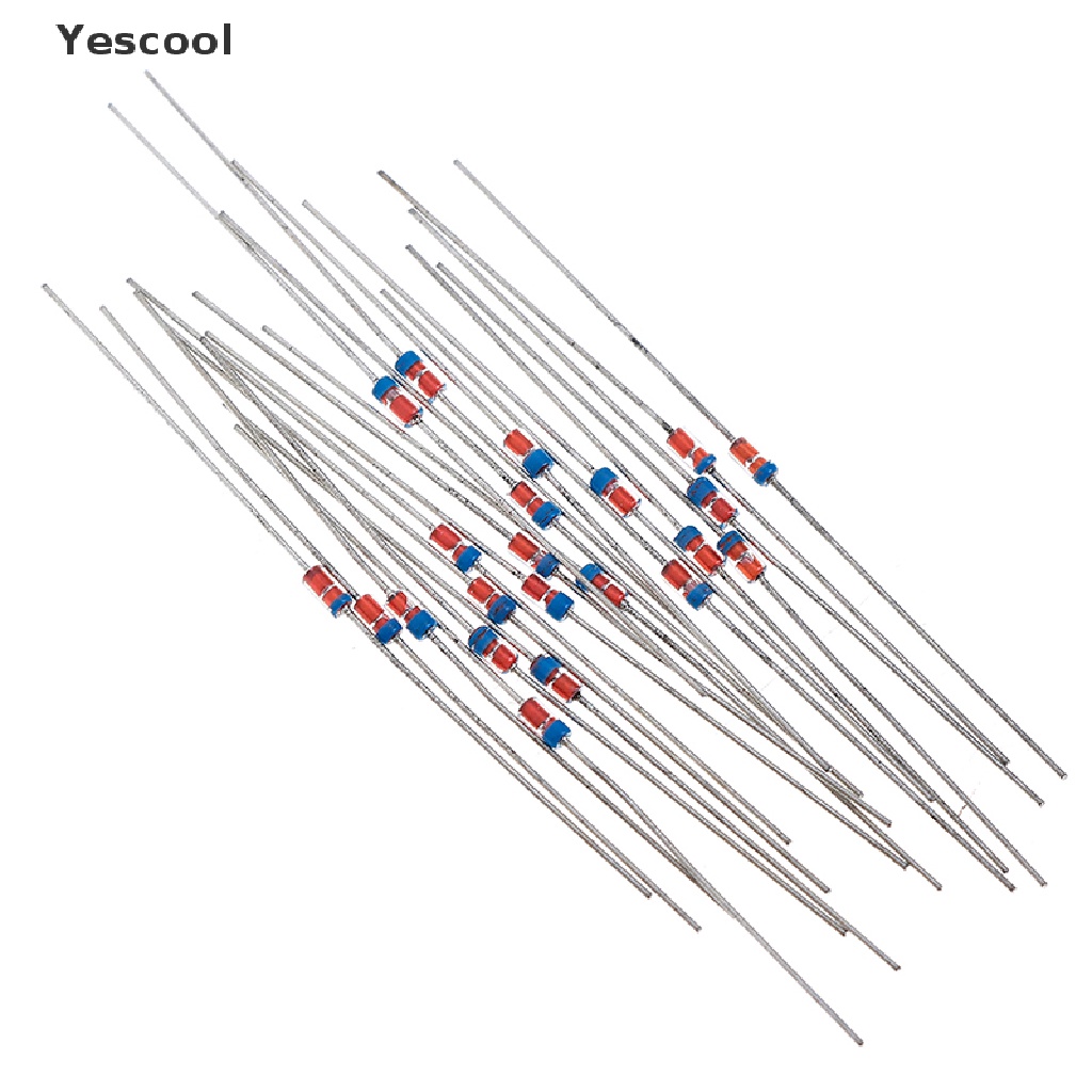 Yescool 20Pcs 1N34A DO-35 Detektor Dioda germanium AM / FM radio TV