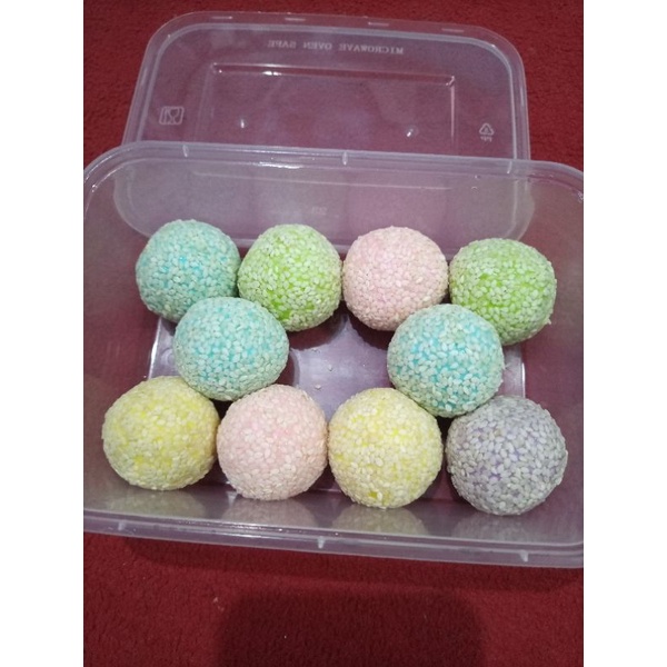 

Onde onde Pelangi Frozen kue onde-onde