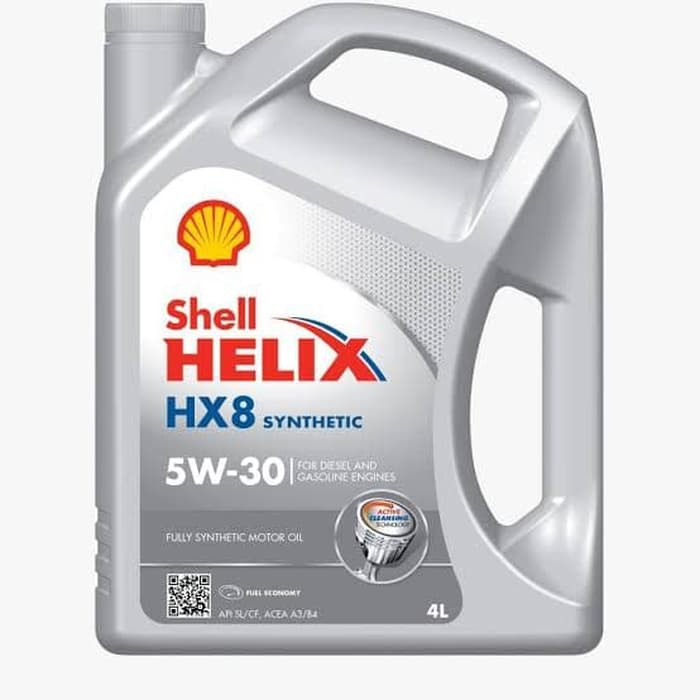 Oli Mesin Bensin Shell Helix HX8 5W30 4ltr Baru Toko Surabaya