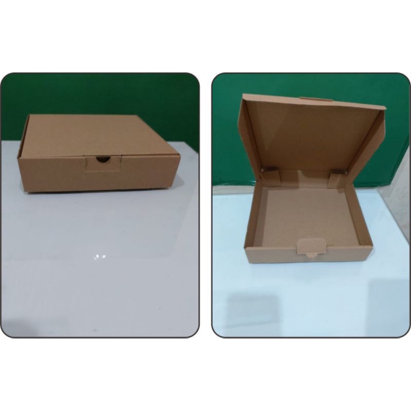 Dus E Flute (Corrugated) Uk. 22 x 22 x 5 Dus Pizza (Isi 50pcs)