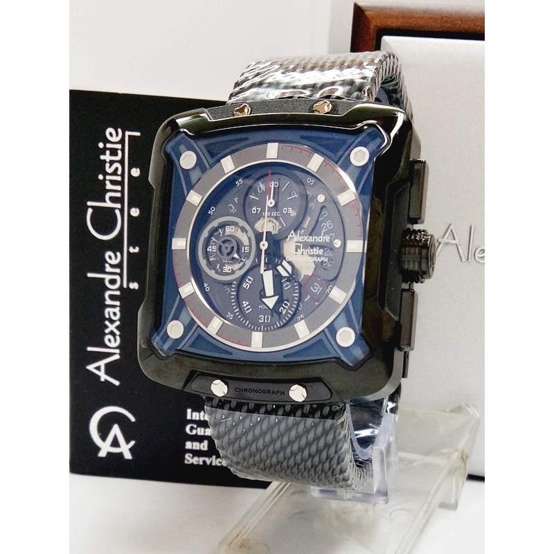 Jam Tangan Pria Alexandre Christie AC 3030 MC FBLRD Stainless Steel