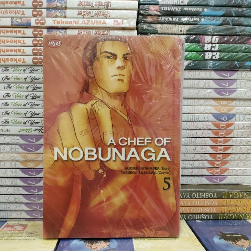 Komik baru &amp; original segel - a chef of nobunaga  vol 5,8,9