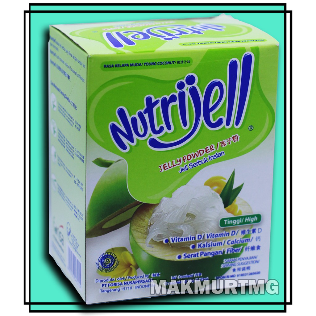 NUTRIJELL KELAPA MUDA 12 SACHETS 15gr Shopee Indonesia