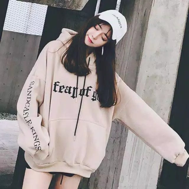 SWEATER POLOS HOODIE JUMPER FEAR OF GOD PRIA WANITA SIZE M - XXL