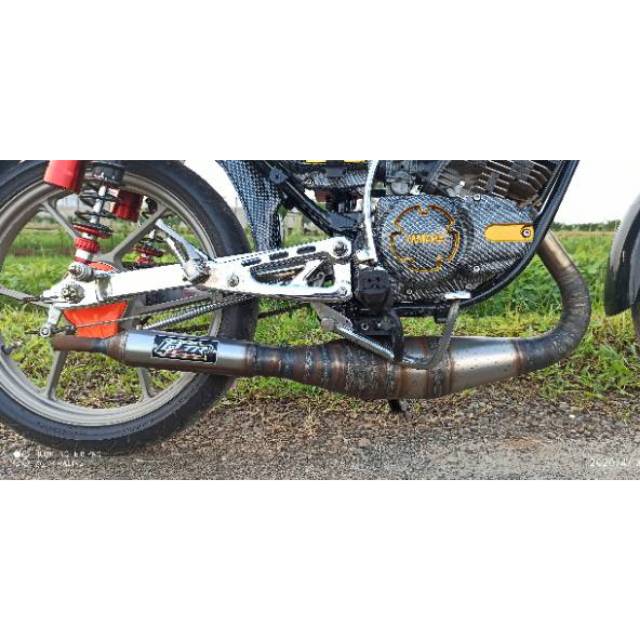 Knalpot RX-KING kolong phyton plat karat @_TR RACING