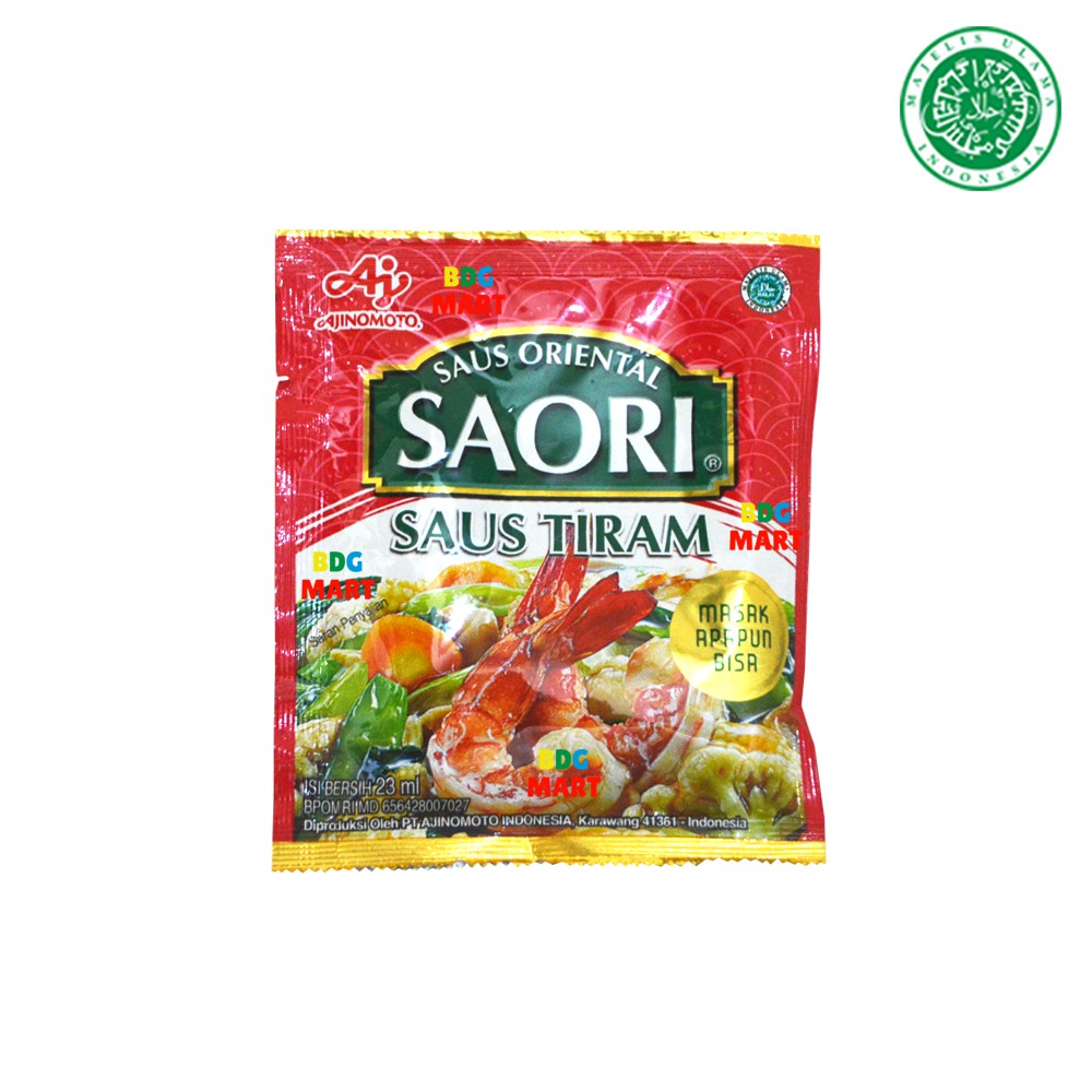 

SACHET Saori Saus Tiram Ajinomoto Saus Oriental Halal MUI - 25ml