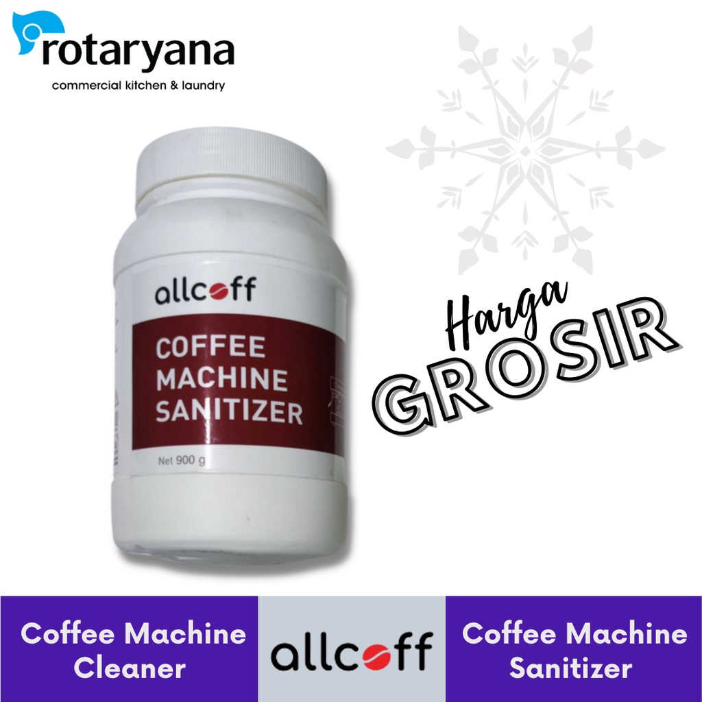 coffee cleaner   sanitizer 900 gr detergen pembersih mesin kopi espresso allcoff