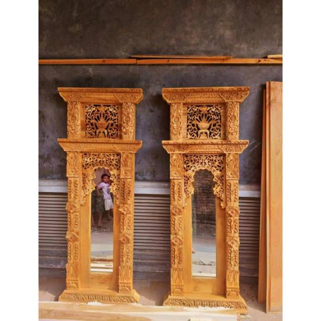 FREE ONGKIR furniture jepara Jendela Ukiran gebyok jati jepara jendela gebyok minimalis