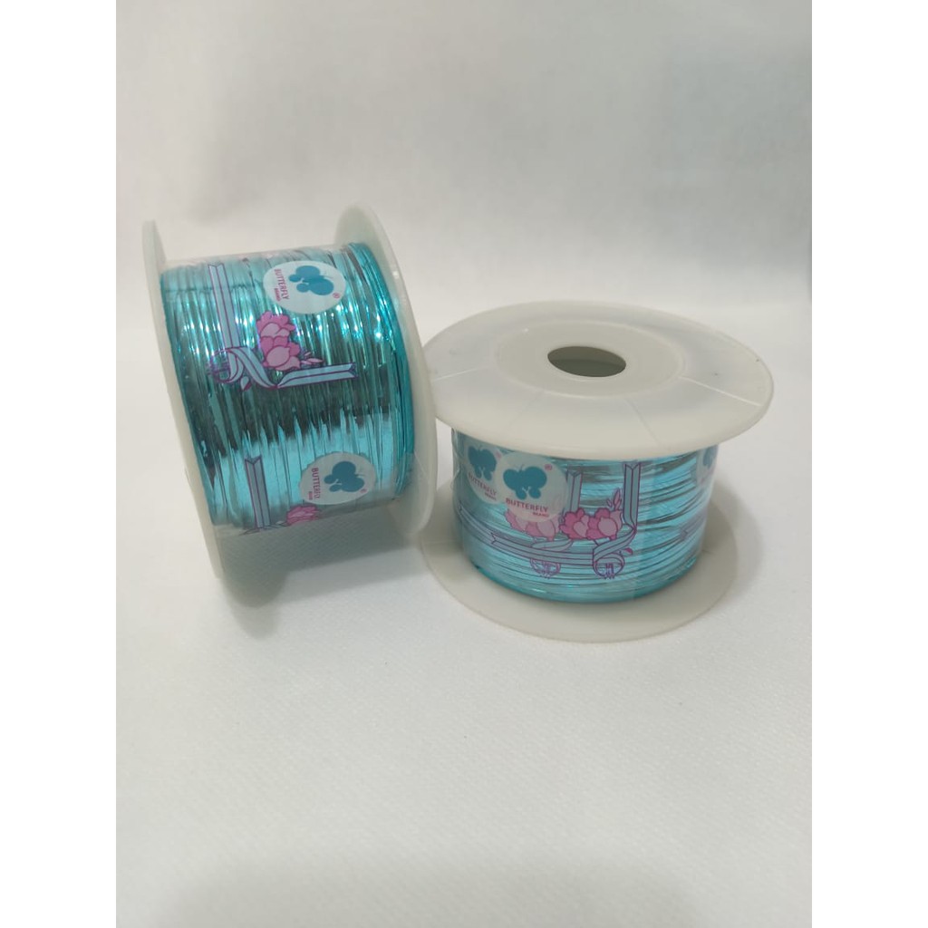 

Kawat pengikat sovenir warna hijau tosca / twish the per roll