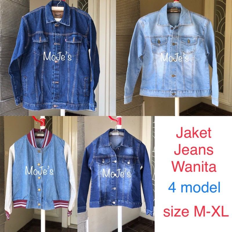 Jaket Jeans Wanita / Jaket Denim Wanita M-XL