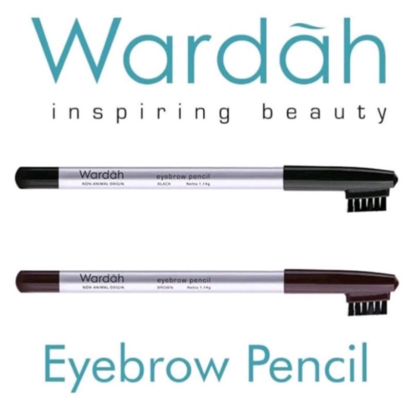pensil alis wardah coklat