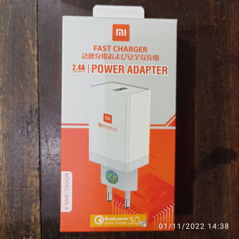 Travel Charger Cas Casan 2,4A 2,4Ampere 2,4 A Ampere ANK DELL TYPE C MURAH BAGUS SAMSUNG OPPO VIVO X