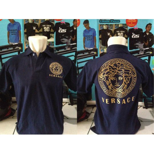 Jual kaos kerah-polo shirt keren VERSACE Terlaris
