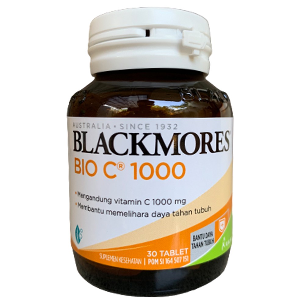 BLACKMORES BIO C 1000MG 1000 MG VITAMIN COLD RELIEF FLU ANTIOKSIDAN COLLAGEN PILEK ALERGI 30 TABLET