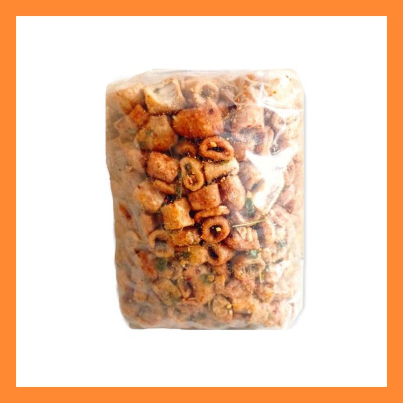 

Sotong goreng pedas daun jeruk 500gr / camilan pedas snack makanan ringan jajanan pedas