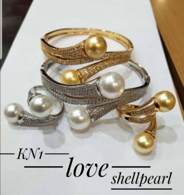 Gelang dan Cincin mutiara air tawar 2302