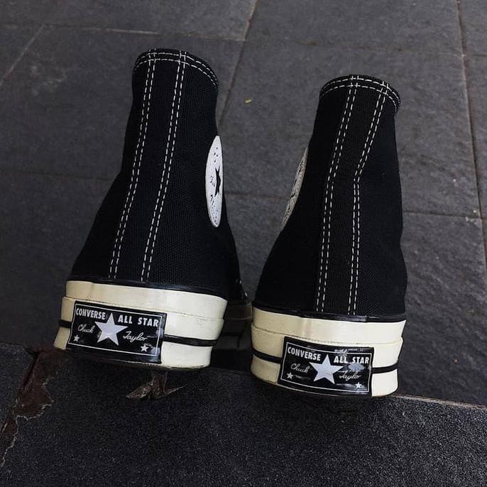 PROMO.. SEPATU CONVERSE 70S BLACK WHITE PREMIUM HIGH QUALITY ..TERMURAH