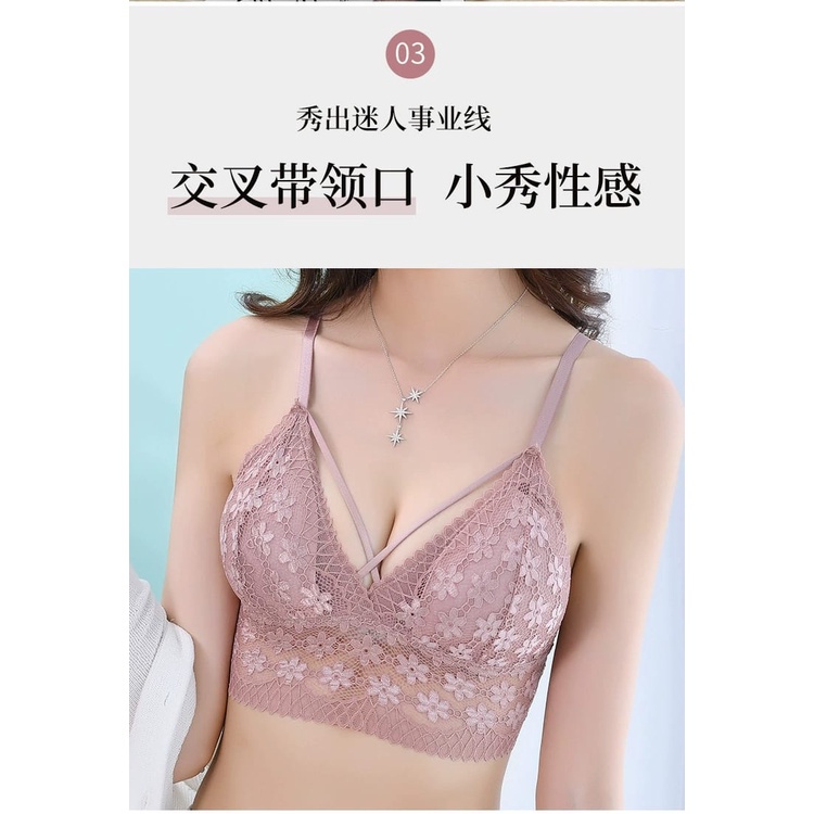 SEXYLADIES New bra wanita bra sexy tanpa kawat bahan import premium tali bisa di adjust distel