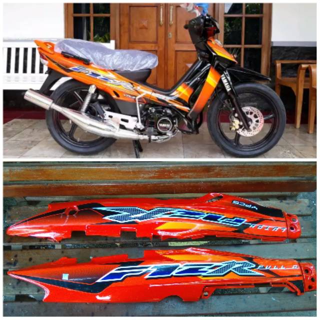 Cover body belakang yamaha fizr orange