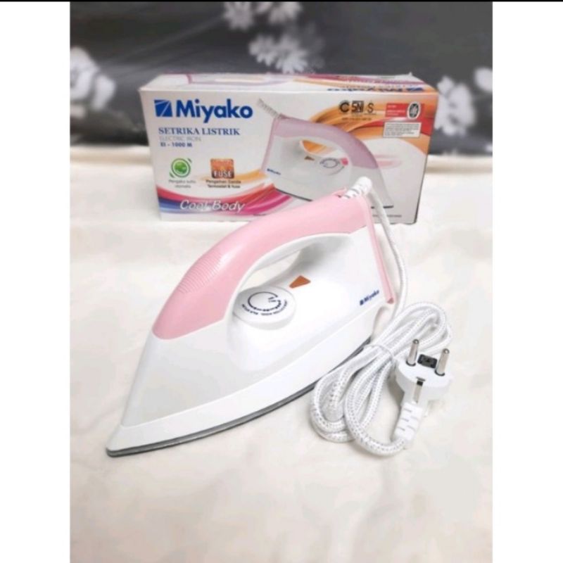 SETRIKA LISTRIK MIYAKO EL-1000M / gosokan listrik MIYAKO EL1000M