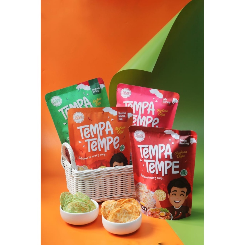 

Keripik Tempe Sagu TEMPA TEMPE CHIPS Aneka Rasa 80gr