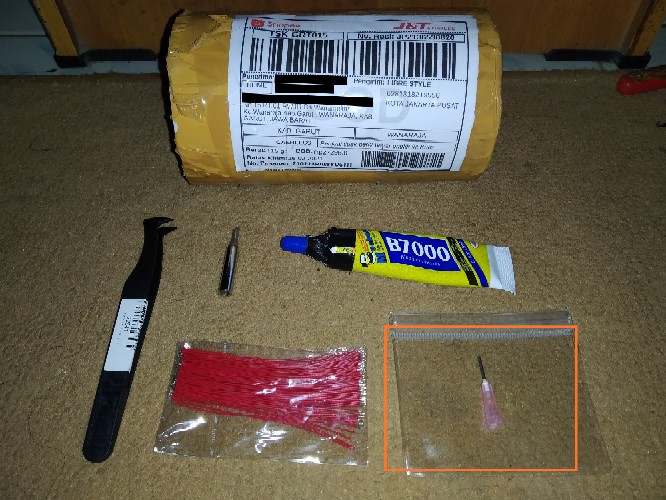 Kepala Suntik/injection Head Lubang Besar 1.2mm (pink) No.1