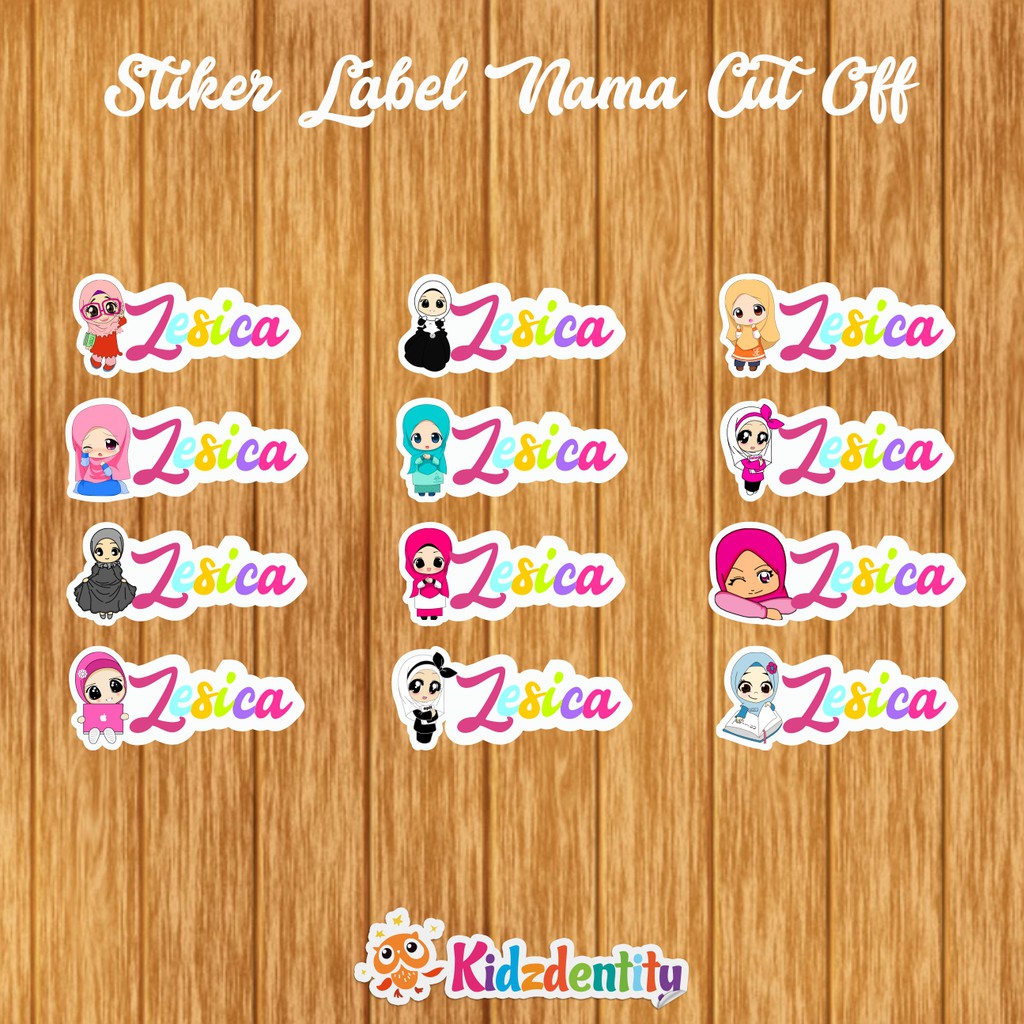 

STIKER NAMA CUT OFF MUSLIMAH
