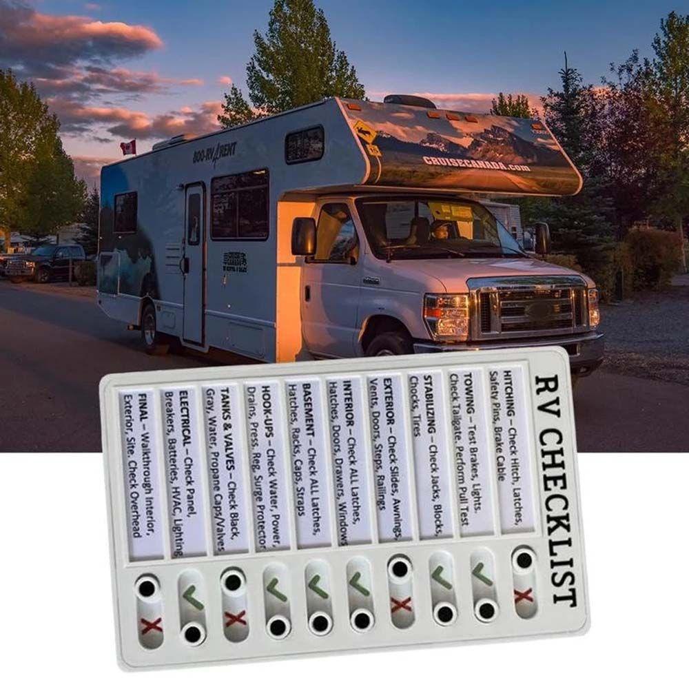 Agustinina Rv Checklist Kreatif Removable Memo Pad Untuk Rumah Camping Traveling Chores List