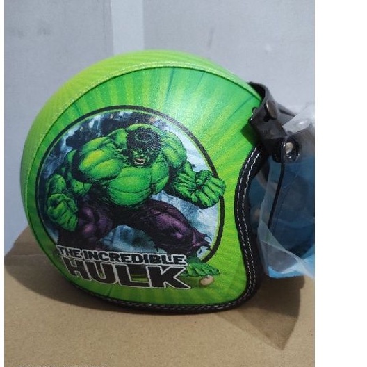 HELM BOGO ANAK SNI HULK UMUR 3-9 TAHUN