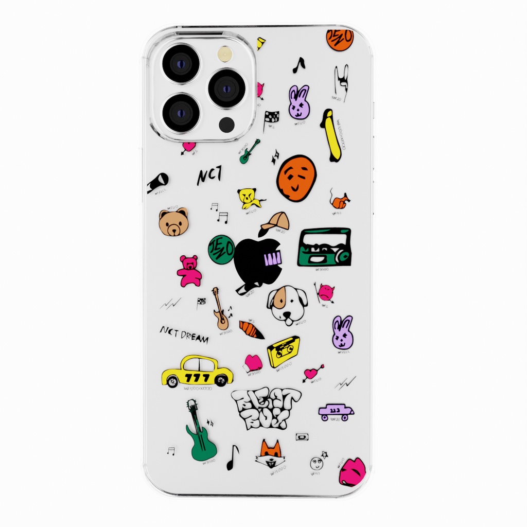 NCT Dream Beatbox Colored Sticker Phone Case