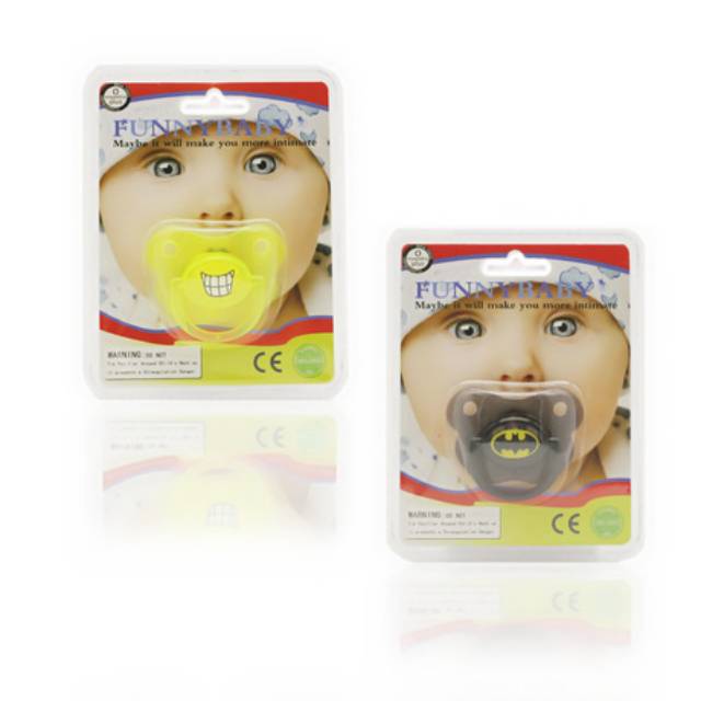 Empeng motif hero / empeng dot funnybaby