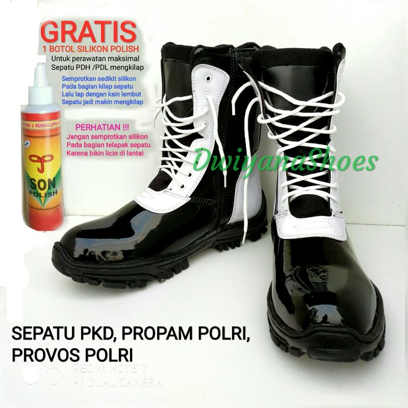Sepatu PDL PKD Security, Polri