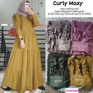 ORI READY CURLY MAXY LEEZA MAXY Gamis Maxy 