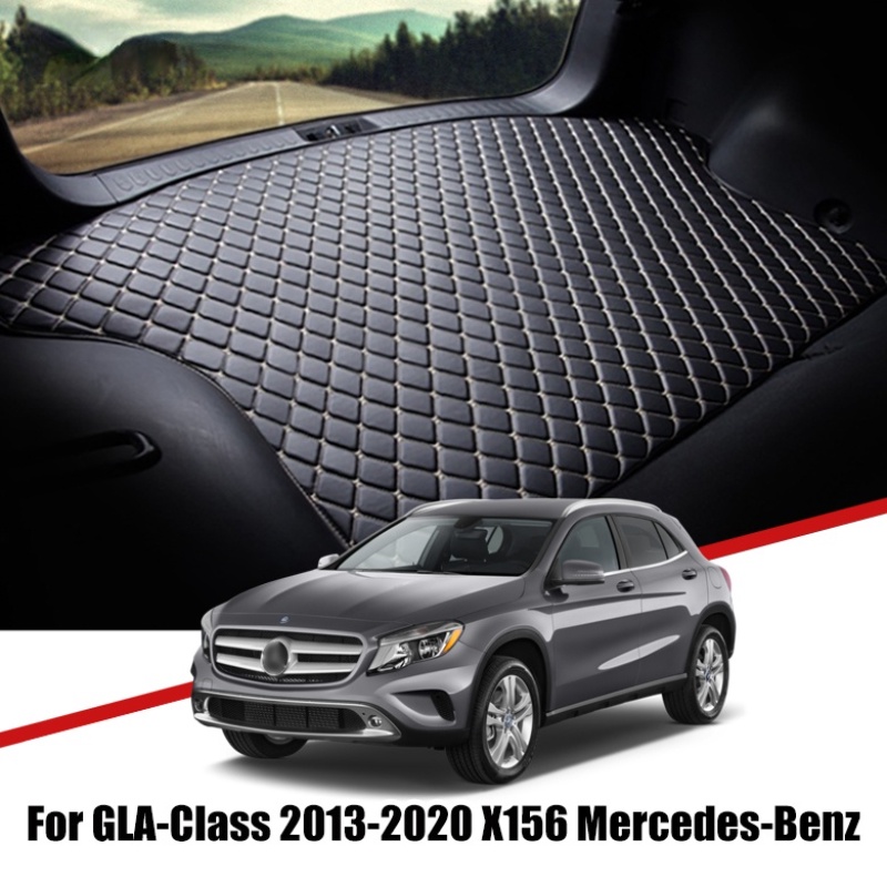 Matras Bagasi Mobil Bahan Kulit Untuk Mercedes Benz X156 GLA Class 2013 2014 2015 2016-2020