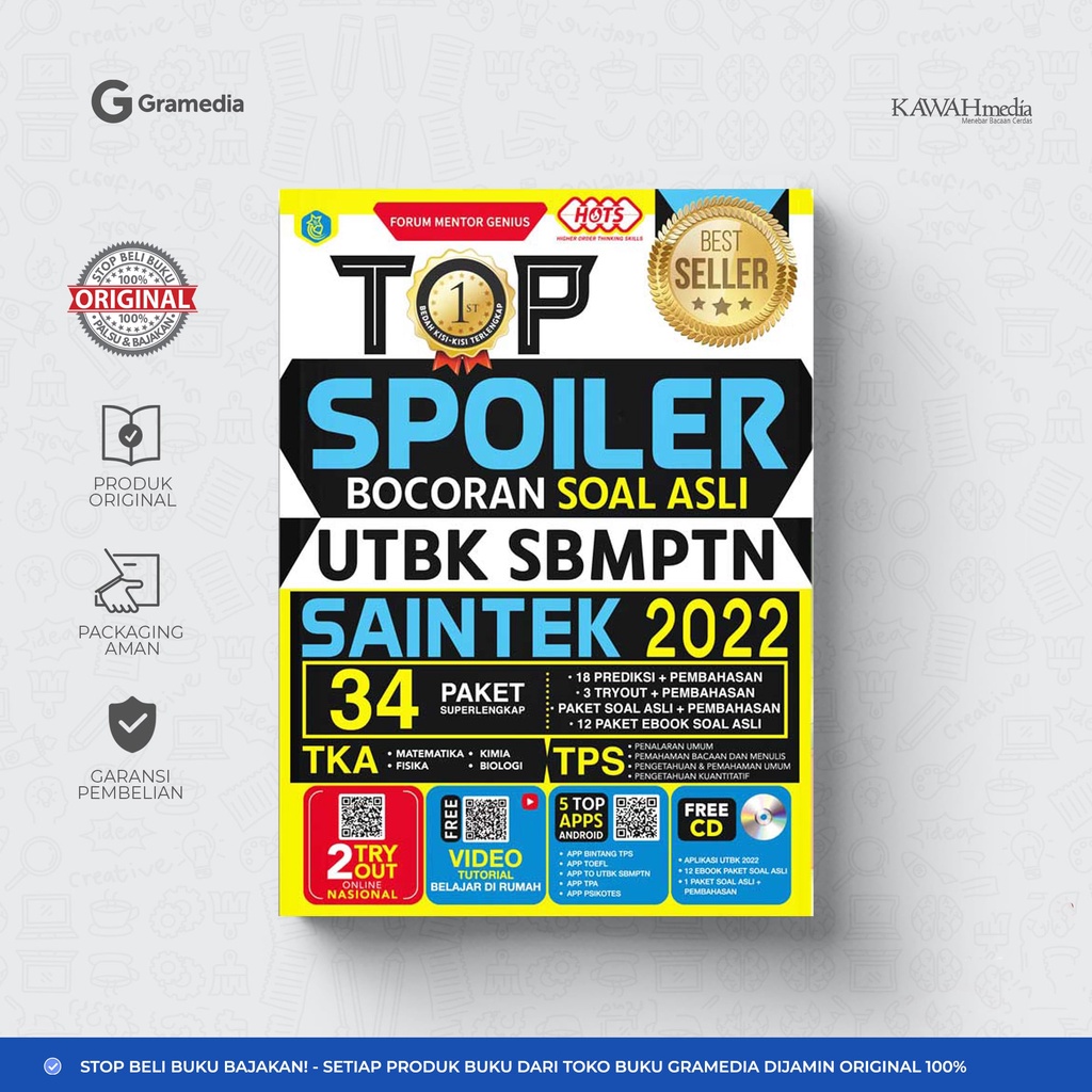 Top Spoiler Bocoran Soal Asli Utbk Sbmptn Saintek 2022 +CD