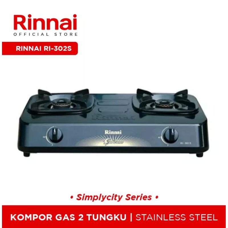 Kompor gas RINNAI RI 302 S/ RI302S ceflon