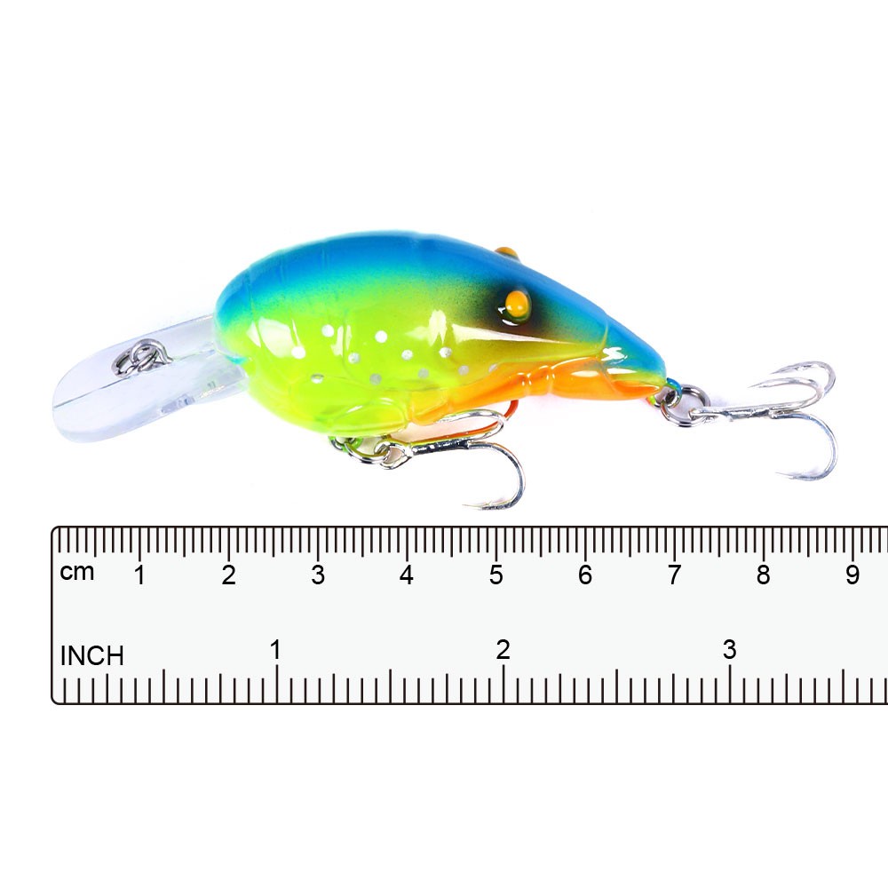 HENGJIA 5PCS/Lot Floating Crankbait Wobbler Deep 0.3-1.5M Fishing Lure Hard Jerkbait Bait Mini Fishing Lures