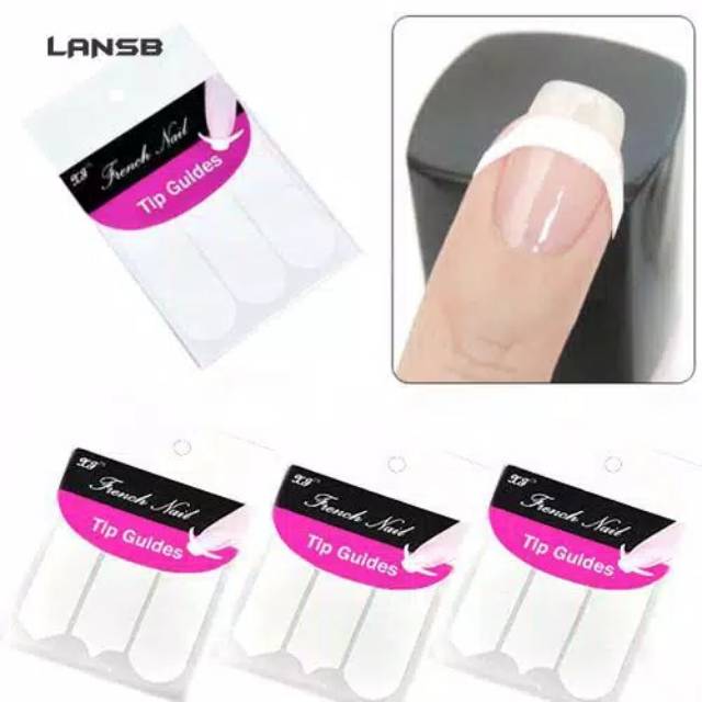 STICKER STENSIL PEMANDU NAIL ART ISI 48 PC / MANICURE