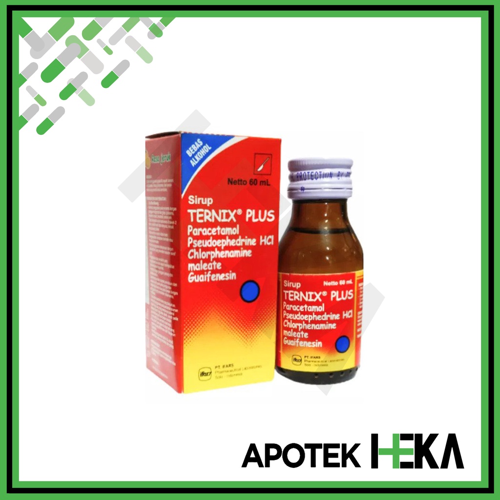 Ternix Plus Sirup 60 ml - Obat Batuk Flu Pilek Anak (SEMARANG)